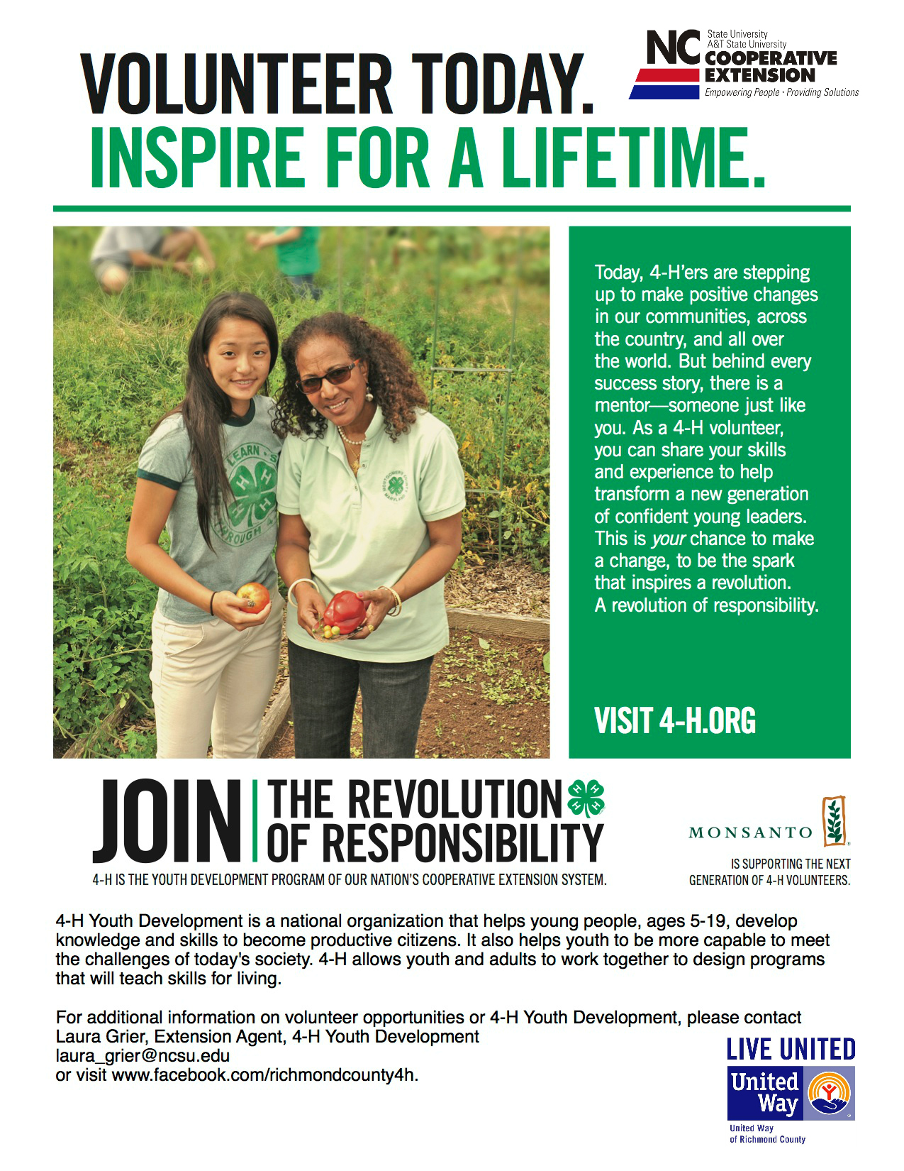 Volunteer With 4 H N C Cooperative Extension