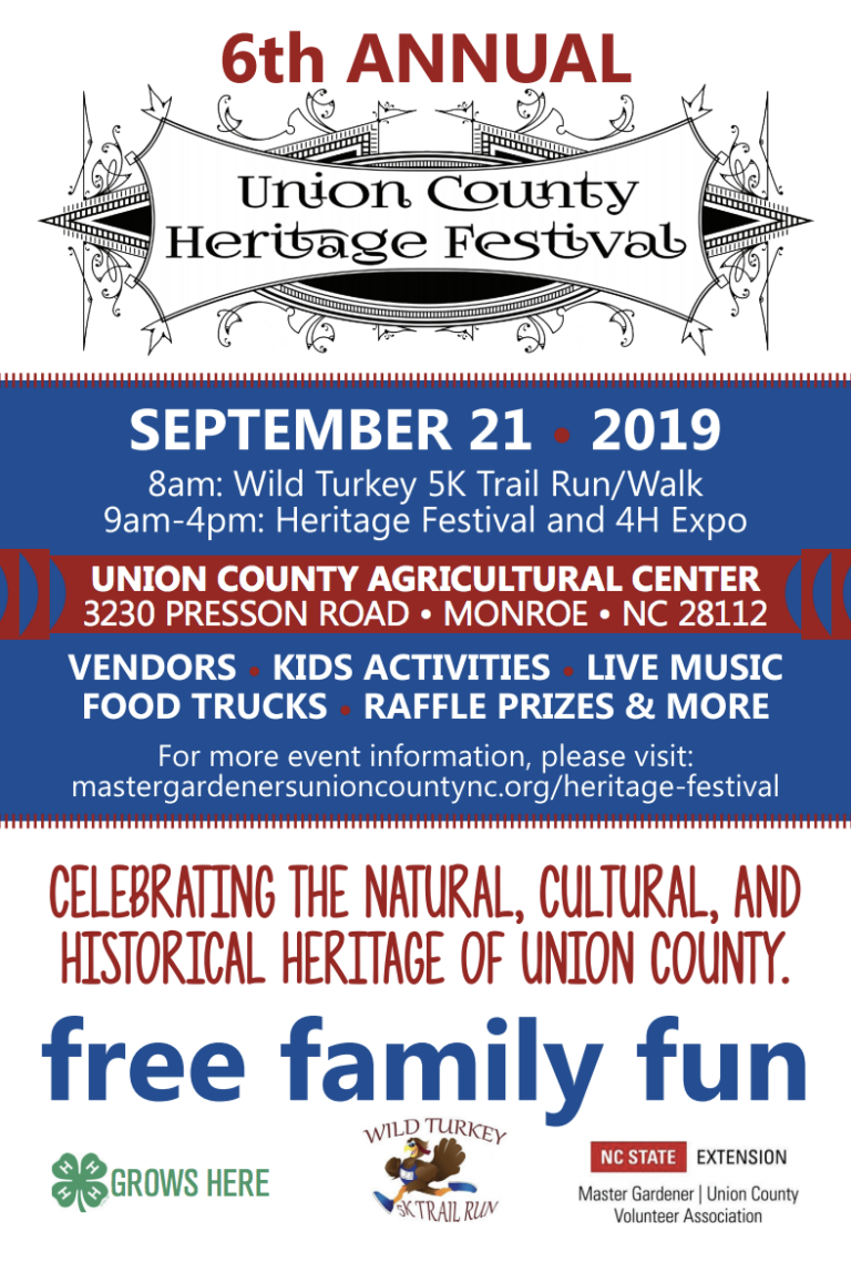 6th Annual Union County Heritage Festival North Carolina Cooperative