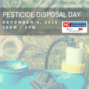 Free Pesticide Disposal Event