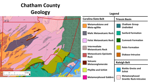 Physiography of Chatham County  N.C. Cooperative Extension