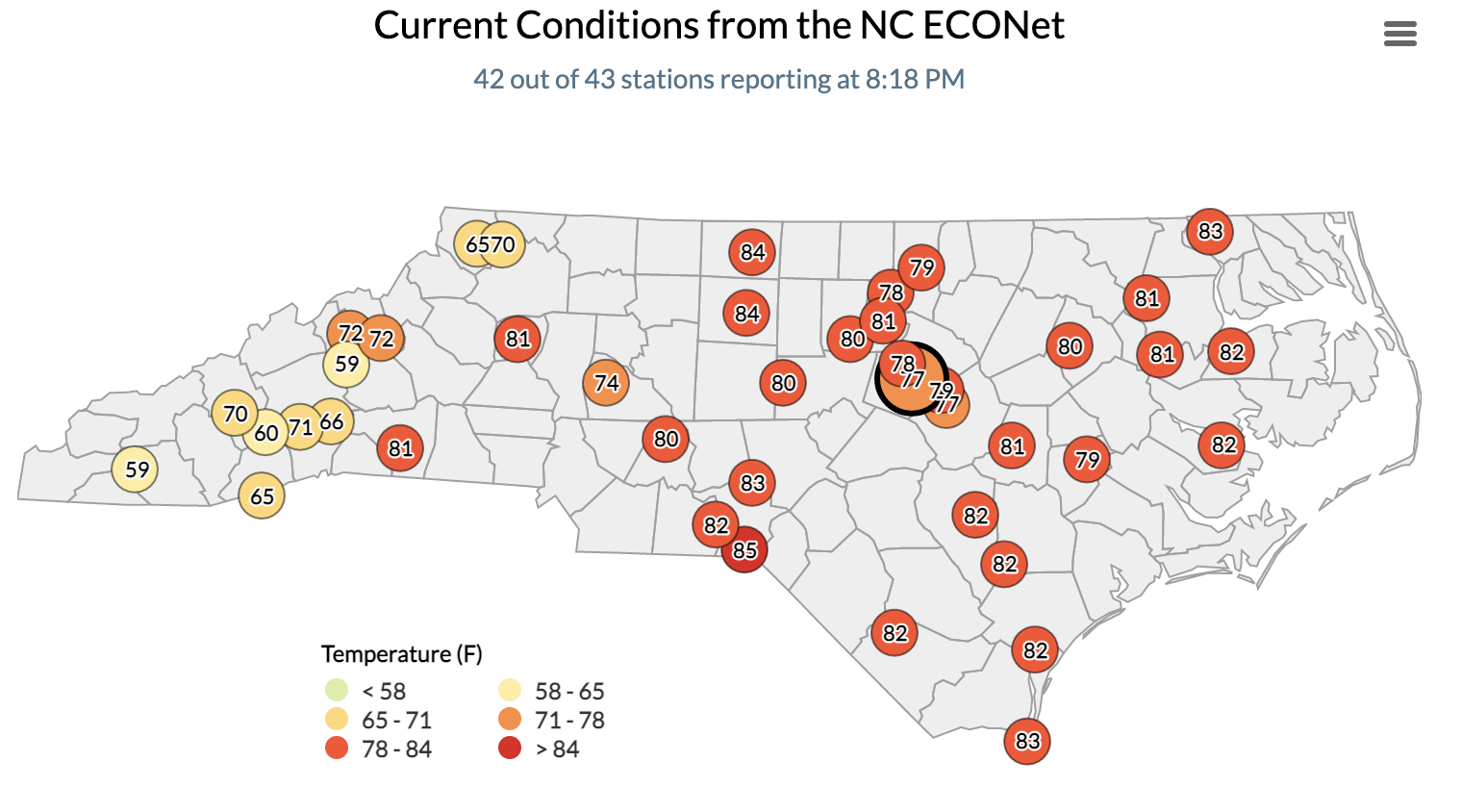 First and Last Frost Dates Interactive Map & Chart NC State Extension