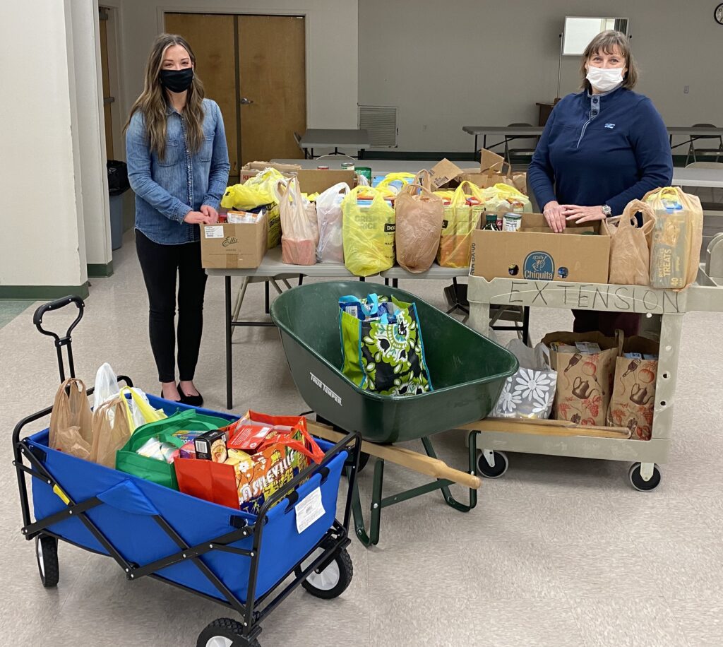 Extension Food Drive Benefits Haywood Students | N.C. Cooperative Extension