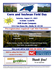 Cover photo for 2021 Corn and Soybean Field Day