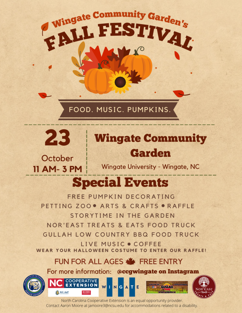 Fall Festival N.C. Cooperative Extension