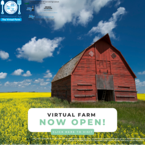 barn in field, logos of universities providing content