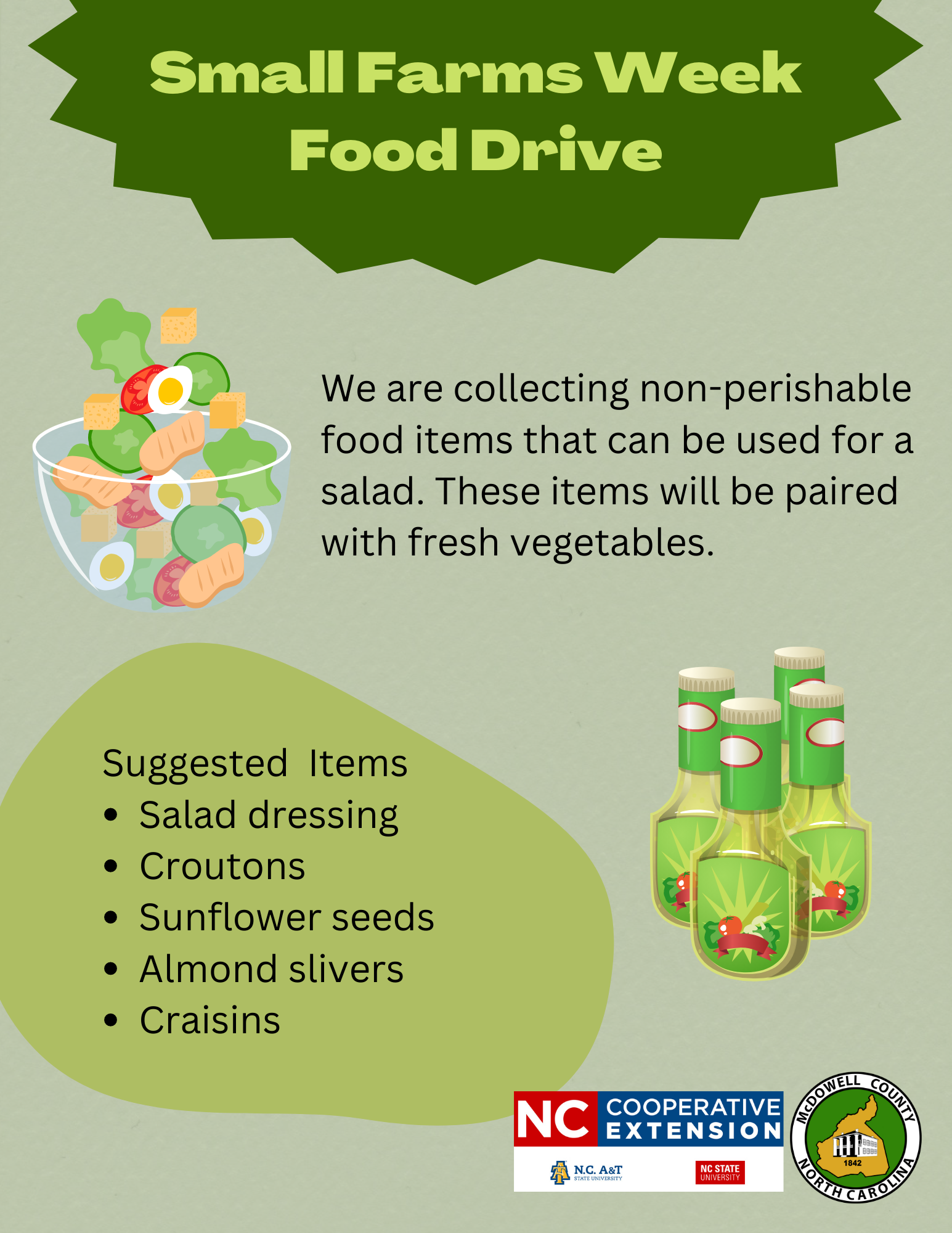 Small Farms Week Annual Food Drive | N.C. Cooperative Extension