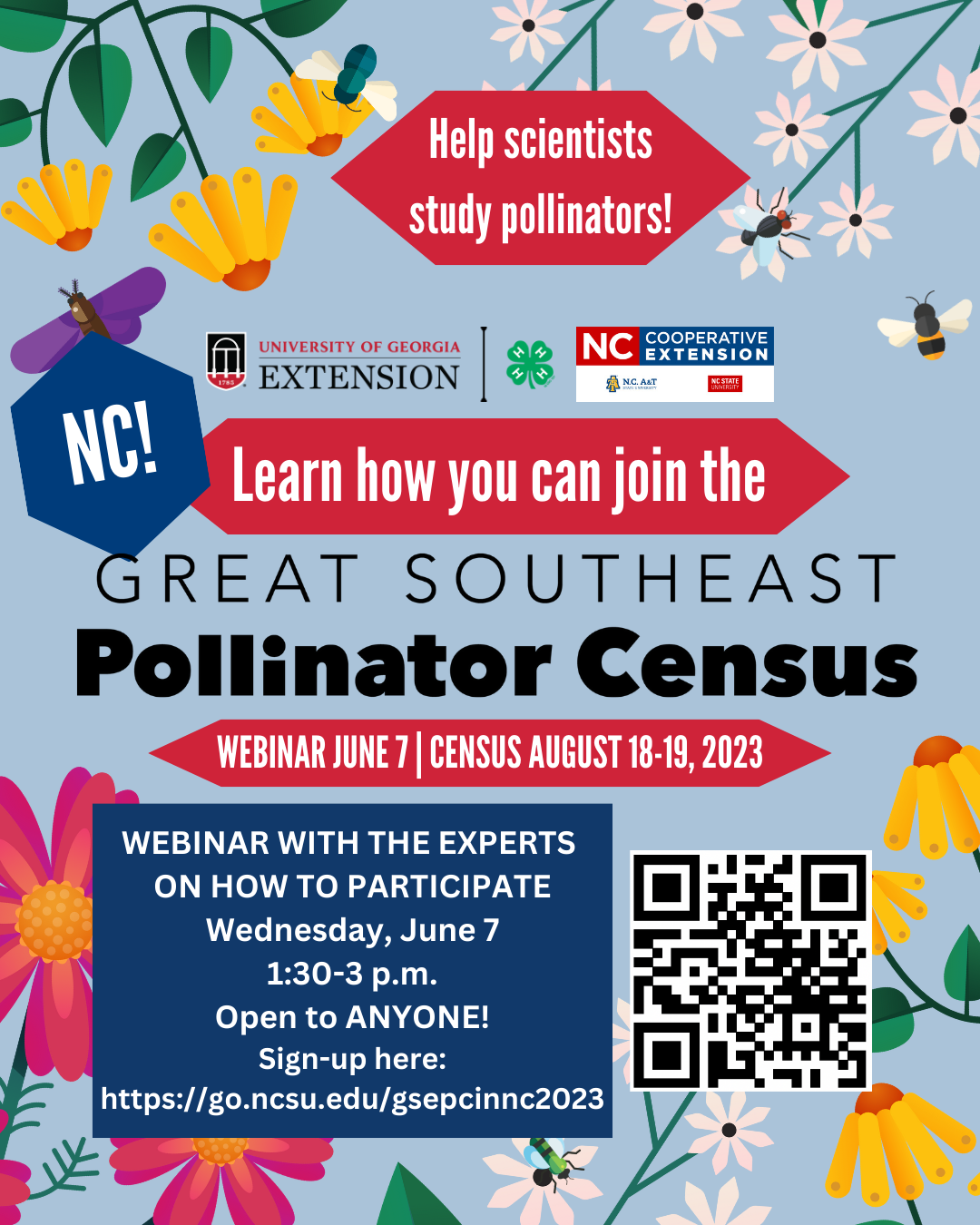 Webinar: NC Participates in the Great Southeastern Pollinator Census ...