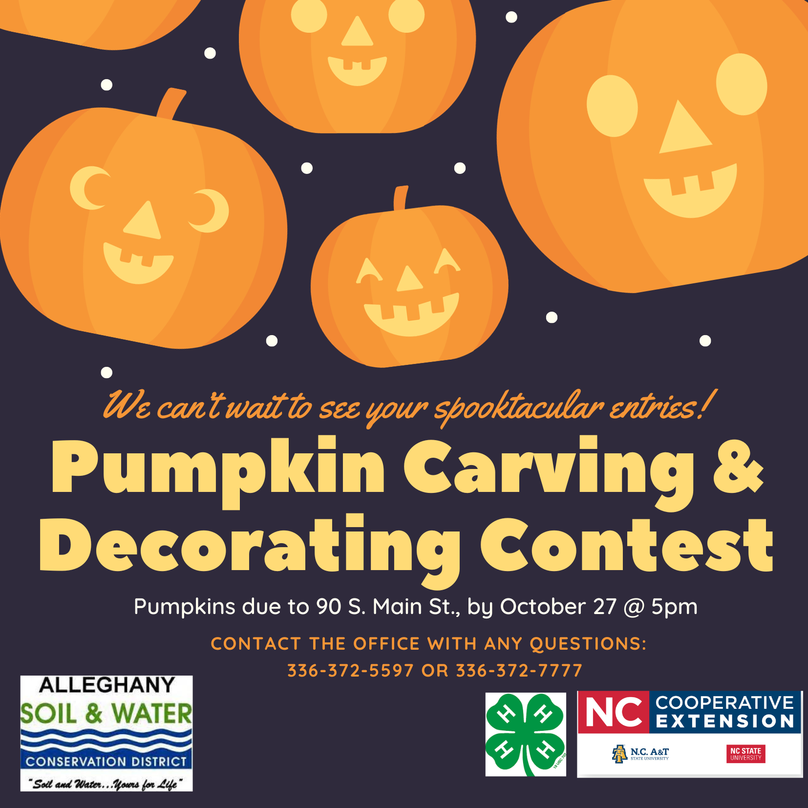 Pumpkin Carving & Decorating Contest | N.C. Cooperative Extension