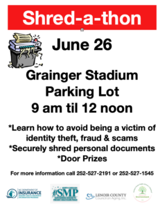Shred Event on June 26th