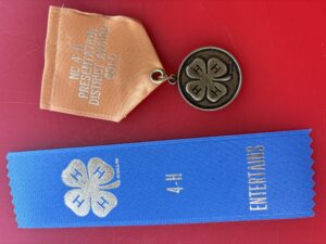 Blue Ribbon and Gold Medal