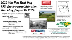 Flyer for MHCREC Field Day 2024