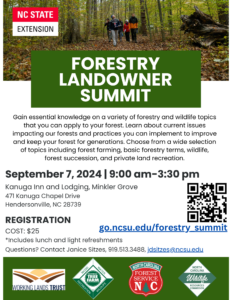 Forestry Summit flyer