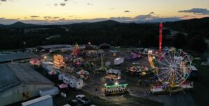 a picture of the Fair form above with a drone