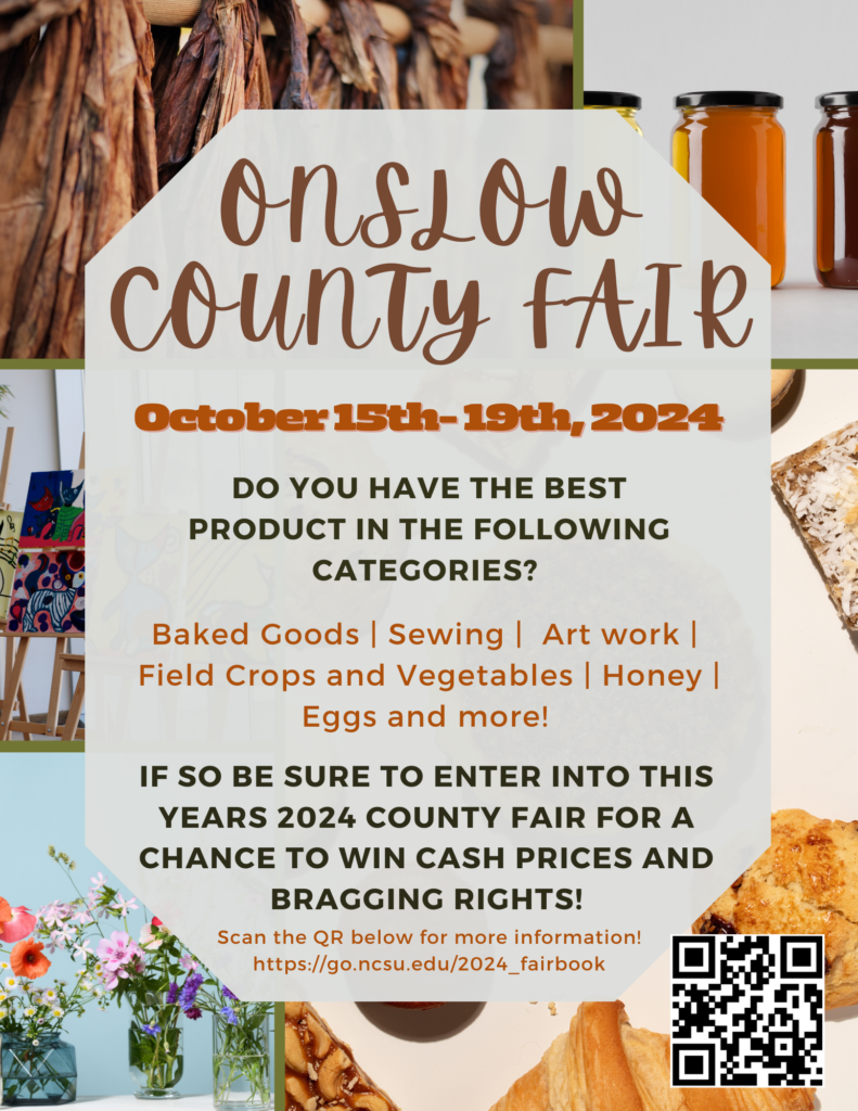 Enter the 2024 Onslow County Fair | N.C. Cooperative Extension