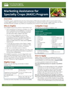 USDA MASC Program