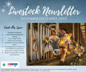 Livestock Newsletter November/December 2024